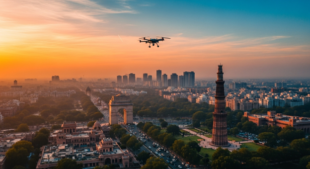 Delhi NCR for Stunning Drone Shoots
